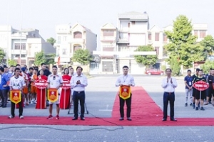 Phú thọ: Khai mạc Giải bóng đá thanh niên thành phố Việt Trì năm 2020