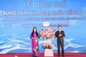 Lễ động thổ xây dựng Tổ hợp Trung tâm hội nghị quốc tế FLC Vĩnh Phúc
