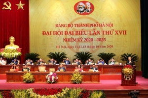 Sáng nay (12/10), khai mạc Đại hội Đảng bộ TP Hà Nội nhiệm kỳ 2020 - 2025
