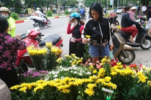 Gần đến 20/10, giá hoa tươi tăng mạnh