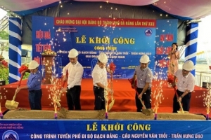 Đà Nẵng: Khởi công công trình tuyến phố đi bộ Bạch Đằng - Nguyễn Văn Trỗi - Trần Hưng Đạo