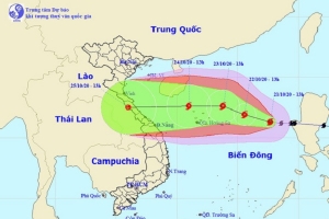 Bão số 8 đang hoành hành trên biển Đông thì lại xuất hiện một cơn bão số 9