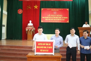 Vĩnh Tường (Vĩnh Phúc): Phát động chương trình quyên góp, ủng hộ đồng bào miền Trung