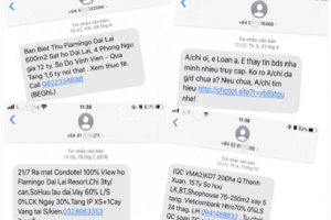 Hà Nội: Lần đầu tiên xử phạt người nhắn tin môi giới bất động sản qua điện thoại