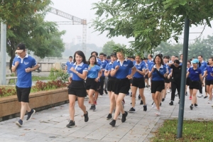 BIDV Chi nhánh Phú Thọ khởi động giải chạy “Tết ấm cho người nghèo - Vì miền Trung thương yêu”