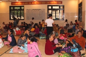 Quảng Nam: Sơ tán hơn 1.500 hộ dân trong đêm đến nơi an toàn