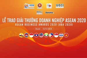 Giải thưởng ABA 2020: Tôn vinh những doanh nghiệp, doanh nhân xuất sắc nhất khu vực Asean