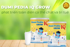 Dumi Pedia IQ Grow cho bé phát triển toàn diện cả thể chất và trí tuệ