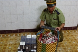 Liên tiếp bắt giữ các sản phẩm thuốc lá điếu nhập lậu có tem, nhãn thuốc lá Việt Nam