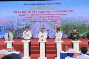 Hải Phòng: Khởi công Dự án Đầu tư xây dựng cải tạo đường 359