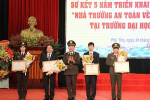 Phú Thọ: Sơ kết 5 năm thực hiện mô hình “Nhà trường an toàn về an ninh, trật tự”