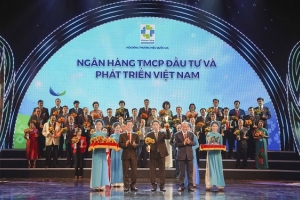 BIDV lần thứ 6 đạt danh hiệu Thương hiệu Quốc gia