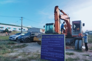 Xây dựng hệ thống thoát nước cho khu vực rộng gần 30ha