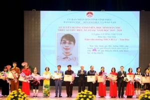 Tuyên dương giáo viên, học sinh dân tộc thiểu số tiêu biểu, xuất sắc