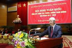 Hội nghị toàn quốc tổng kết công tác phòng, chống tham nhũng giai đoạn 2013-2020