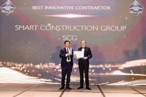 SCG là công ty xây dựng duy nhất của Việt Nam giành giải thưởng Nhà thầu xây dựng đột phá nhất Đông Nam Á 2020