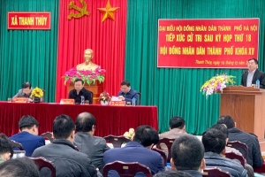 Cử tri kiến nghị TP Hà Nội đầu tư kinh phí xây dựng khu xử lý nước thải ở các làng nghề