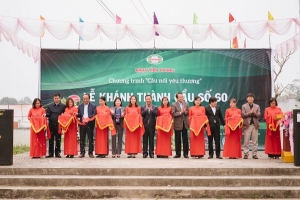 Nhựa Tiền Phong: Khánh thành cầu nối yêu thương số 60 tại Phú Thọ
