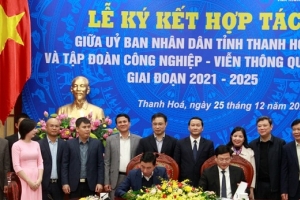 Tỉnh Thanh Hóa ký kết hợp tác với Tập đoàn Công nghiệp Viễn thông Quân đội
