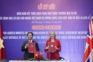 Hiệp định UKFTA chính thức có hiệu lực từ 23h ngày 31/12/2020