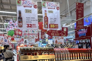 Nhiều siêu thị, trung tâm thương mại giảm giá phục vụ nhu cầu tiêu dùng dịp Tết dương lịch