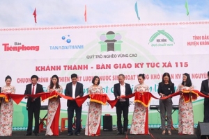Đắk Lắk: Khánh thành Ký túc xá 115 và trao học bổng “Đọt chuối non” cho học sinh nghèo