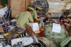 Thu giữ hơn 7.000 sản phẩm do Trung Quốc sản xuất không có hóa đơn chứng từ