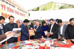 Thái Nguyên: Tổ chức Hội Báo xuân tỉnh tại Lễ hội Đền Đuổm