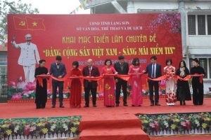 Lạng Sơn: Khai mạc Triển lãm “Đảng Cộng sản Việt Nam - Sáng mãi niềm tin”