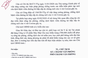 Bắc Ninh: Đặt 700.000 khẩu trang y tế phát cho học sinh mầm non và học sinh trung học phổ thông