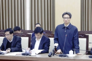 Phó thủ tướng Vũ Đức Đam làm việc với tỉnh Vĩnh Phúc về công tác phòng chống dịch bệnh nCoV