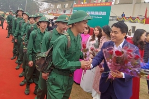 Hà Nội: Hơn 3.500 thanh niên lên đường nhập ngũ năm 2020