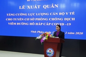 161 “đặc nhiệm Blouse” hỗ trợ Vĩnh Phúc diệt “giặc” Covid-19