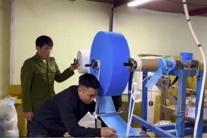 TP. HCM: Phát hiện 1 cơ sở sản xuất khẩu trang y tế không phép