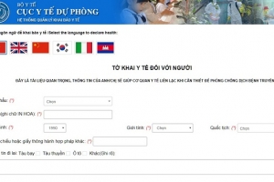 Triển khai thực hiện việc khai báo y tế toàn dân