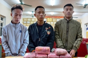 Nghệ An: Bắt giữ ba đối tượng vận chuyển 12 bánh heroin, 54.000 viên ma túy