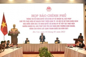 Năm 2021, Chính phủ đặt mục tiêu tăng trưởng GDP đạt 6,5%