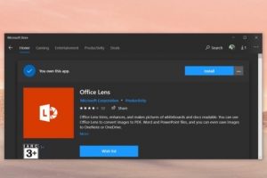 Microsoft đã ngừng hỗ trợ Office Lens