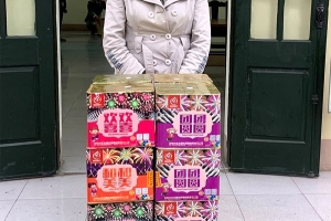 Phú Thọ: Bắt giữ đối tượng vận chuyển, tàng trữ trái phép 38 kg pháo nổ