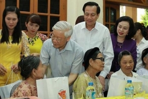 Tăng mức quà Tết Âm lịch 2021 cho người có công