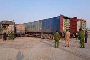 14 xe nghi hàng lậu bị bắt ở Hải Dương: Có 6 xe hàng đã làm thủ tục thông quan của 2 doanh nghiệp trên địa bàn tỉnh Quảng Ninh