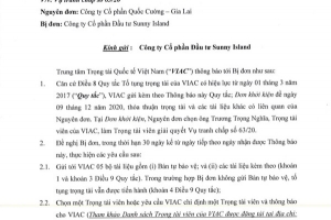 Quốc Cường Gia Lai khởi kiện Sunny Island tại dự án Phước Kiển Nhà Bè