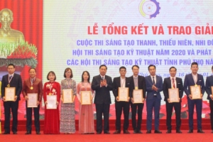 Phú Thọ: Tổng kết và trao giải Cuộc thi Sáng tạo thanh, thiếu niên, nhi đồng, Hội thi Sáng tạo kỹ thuật tỉnh năm 2020