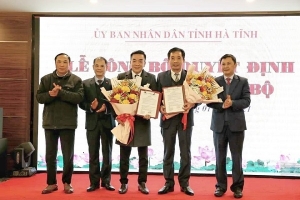 Sở Y tế Hà Tĩnh có 2 tân Phó Giám đốc