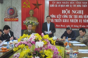 Cục Quản lý thị trường Nam Định: Nhận Cờ thi đua và suy tôn là đơn vị dẫn đầu Khối thi đua