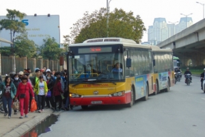 Hà Nội điều chỉnh lộ trình 19 tuyến bus trong thời gian diễn ra Đại hội XIII của Đảng