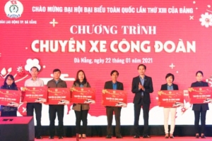 Đà Nẵng: Tổ chức 80 chuyến xe đưa đoàn viên, người lao động về quê ăn Tết