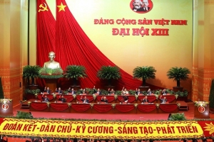 Nhìn lại ngày làm việc đầu tiên tại Đại hội đại biểu toàn quốc lần thứ XIII của Đảng