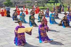 Tái hiện lễ Nguyên Đán thời Nguyễn trong hoàng cung Huế