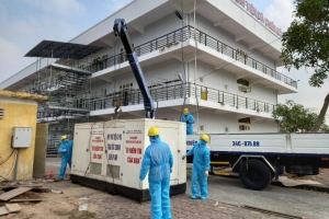 Những chiến sĩ áo cam trong tâm dịch Chí Linh - Hải Dương